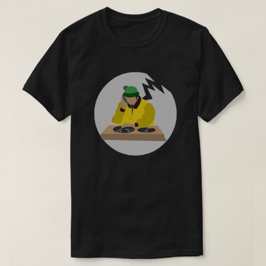 T-shirt DJ Disk Jockey (Design devant)