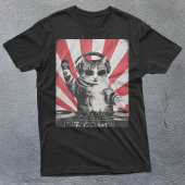 T-shirt DJ DJ Cat Disco Sound Tech Headphone Music
