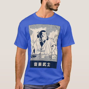 T-shirt Dj, Dj Samurai, Japonais, Japon 