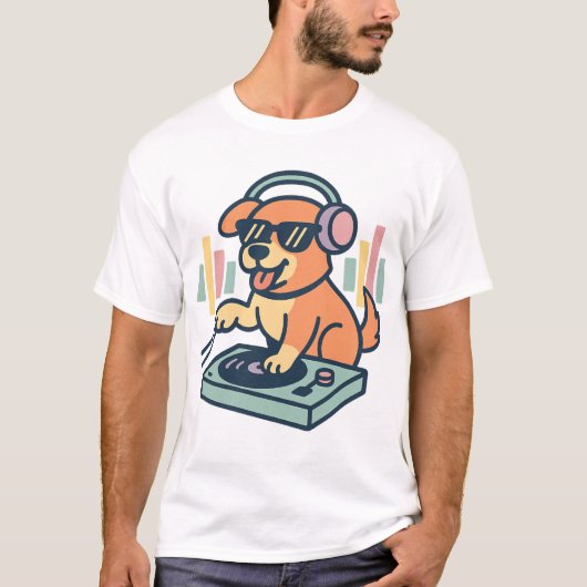 T-shirt DJ Dog (Devant)