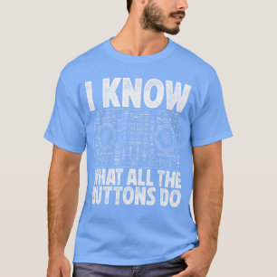 T-shirt DJ drôle pour hommes femmes producteur de musique