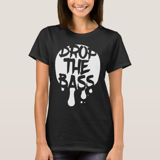 T-shirt Dj - Dubstep Rave Shirt Riddim Drop The Bass Edm J (Devant)