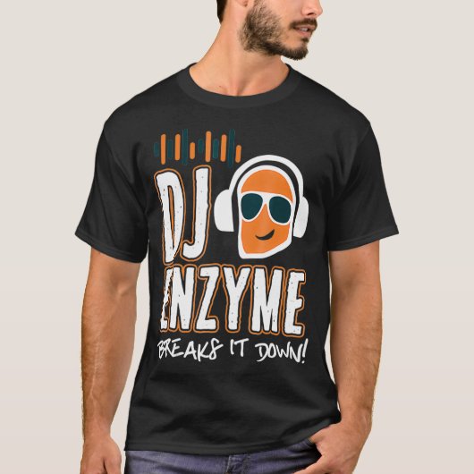 T-shirt Dj Enzyme Le Baisse Humour Drôle T Shirt (Devant)
