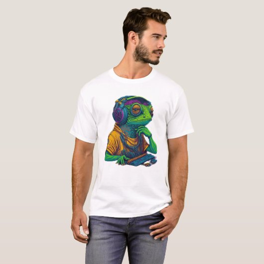 T-shirt DJ Frog (Devant entier)