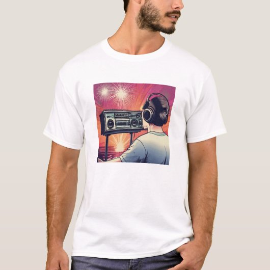T-shirt DJ Maestro de Feu d'Artifice (Devant)