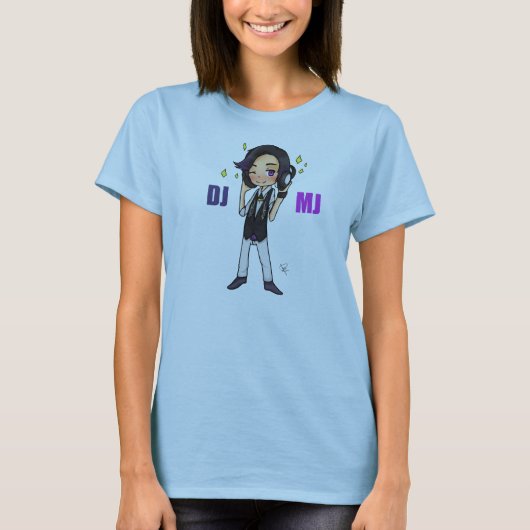 T-SHIRT DJ MJ (Devant)