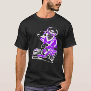 T-shirt DJ Monkey Music Party Fun Sunglaces Fun Dancing C