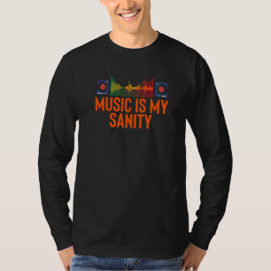 T-shirt Dj Music Player Sound Cool Enfants