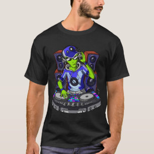 T-shirt DJ Musique Alien