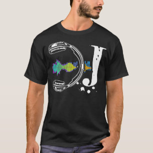 T-shirt DJ s Hommes Femmes Casque DJ