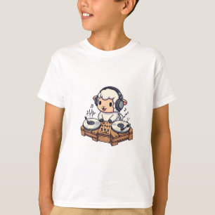 T-shirt DJ Sheep Musicien Enfants