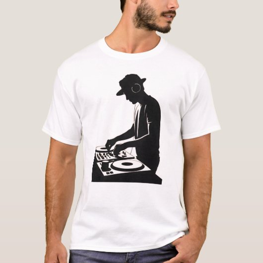 T-shirt DJ Silhouette (Devant)