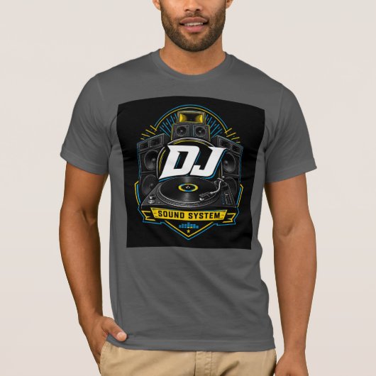 T-Shirt DJ Sound System (Devant)