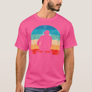 T-shirt Dj Techno Hommes Rave Disco Discjockey
