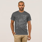 T-shirt dj typographie (Devant entier)
