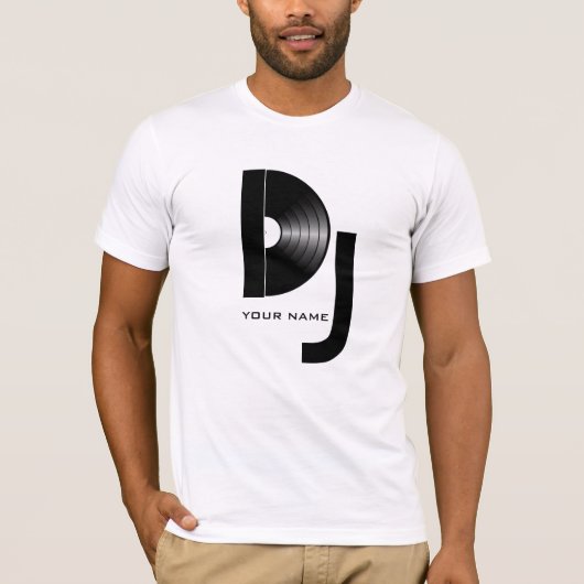 T-SHIRT DJ VINYL SHIRT (Devant)