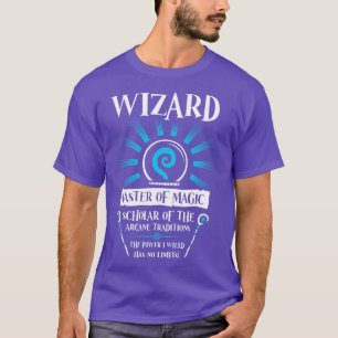 T-shirt DJ WIZARD Classe Dungeons Dragons