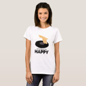 T-shirt DJing Me Rend Heureux (Devant entier)