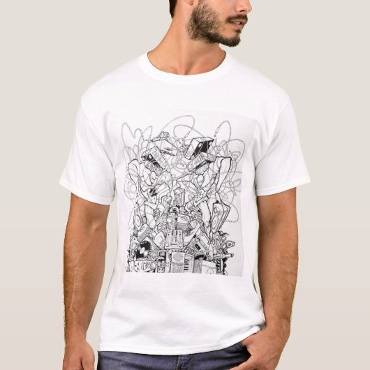 T-shirt djmonkeywrench (Devant)