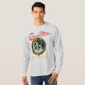 T-shirt DM et la longue chemise de douille de la vie (Devant entier)