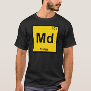 T-shirt DM - Symbole grec de Tableau périodique de chimie
