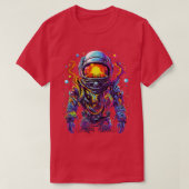 T-shirt DMT Art Psychedelic Spaceman 2 (Design devant)