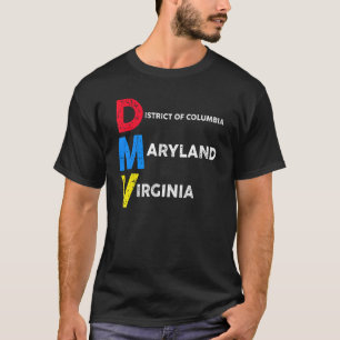 T-shirt DMV native aka DC Maryland et Virginie