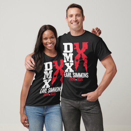 T-shirt DMX Rapper Earl SimmonsDark Man X Ruff Ryders [HiS (Unisexe)