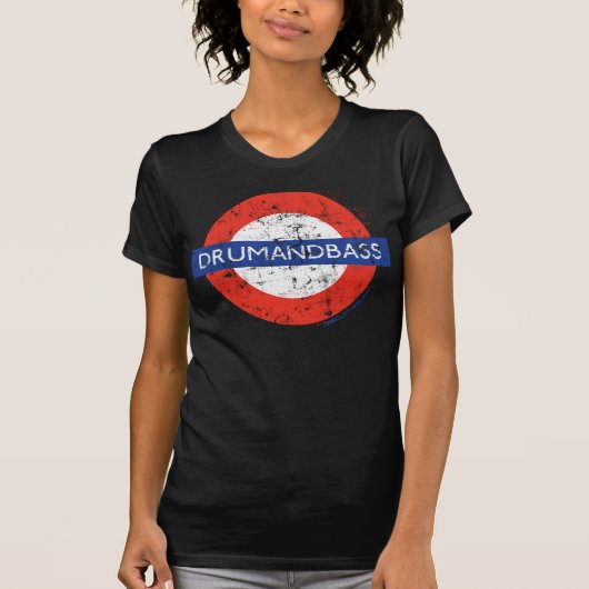 T-shirt DnB au fond (détresse) (Devant)