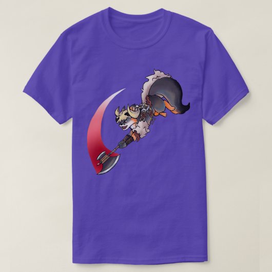 T-shirt DnD Barbarian Fox (Design devant)