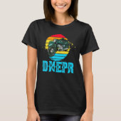 T-shirt Dnepr 650 Cc - Moto Soviétique Avec Sidecar (Devant)