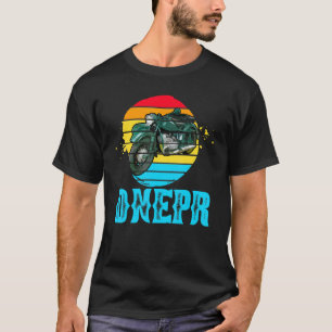 T-shirt Dnepr 650 Cc - Moto Soviétique Avec Sidecar