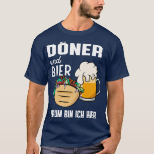 T-shirt Dner Und Bier Lustiges Kebab Liebhaber