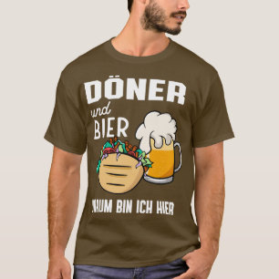 T-shirt Dner Und Bier Lustiges Kebab Liebhaber