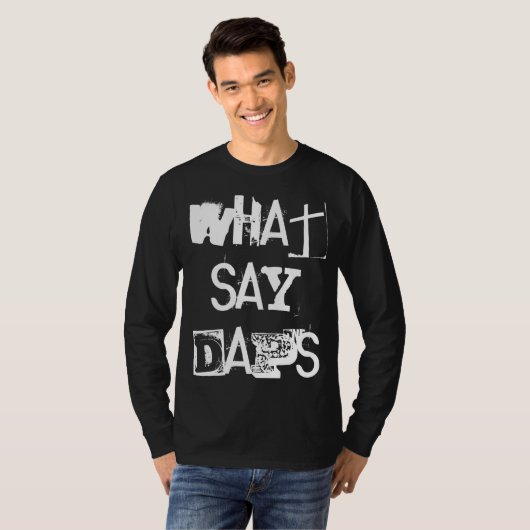 T-shirt DNF "Que dire des Daps" (Devant entier)