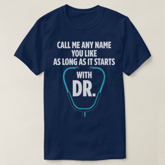 T-shirt DNP Docteur en soins infirmiers Nom de la pratique (Design devant)