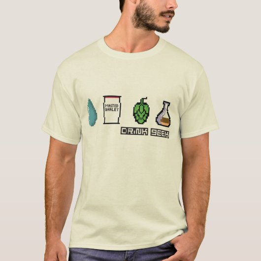 T-shirt Do-it-yourself à 8 bits (Devant)