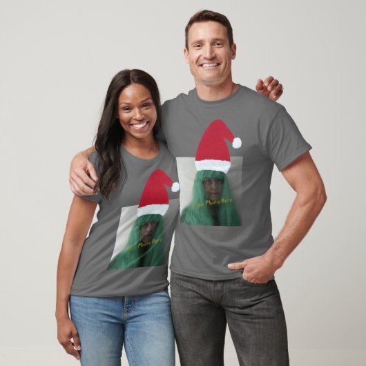 T-shirt do-it-yourself Ajouter une photo sous le chapeau d (Unisexe)