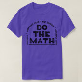 T-shirt Do Math Love Ajouter Hope End Division Cadeaux Fem (Design devant)
