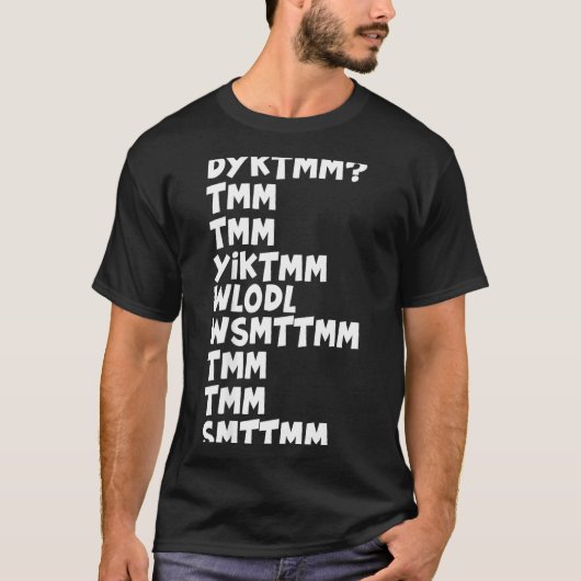 T-shirt Do You Know The Muffin Man Dyktmm Nostalgia Funny  (Devant)