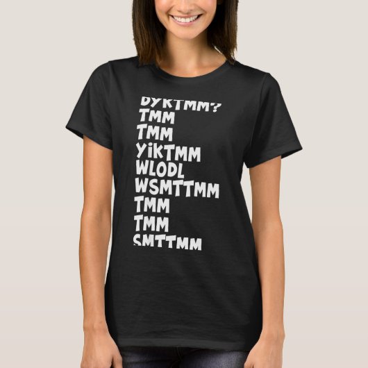 T-shirt Do You Know The Muffin Man Dyktmm Nostalgia Funny  (Devant)