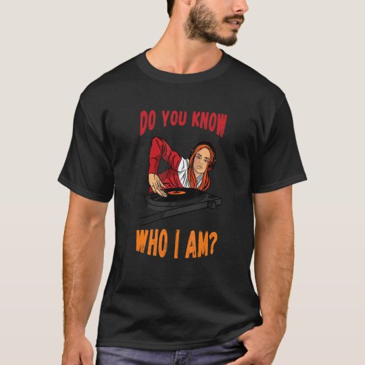 T-shirt Do You Know Turntable DJ Techno DJ Beatmaker House (Devant)