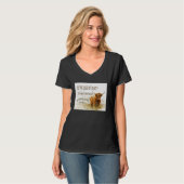 T-shirt Do You Like My Coat Highland Cows (Devant entier)