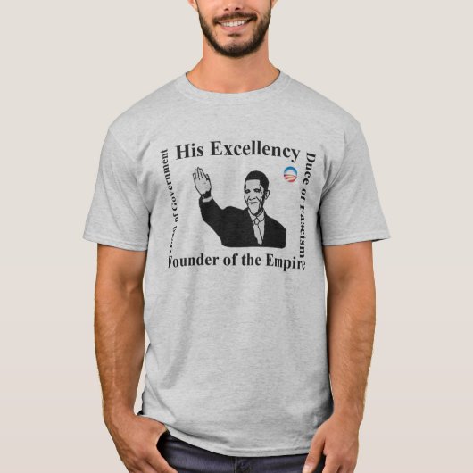 T-shirt d'Obama Mussolini (Devant)