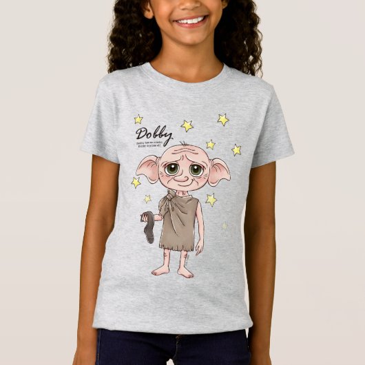 T-Shirt Dobby Watercolor Character Art (Devant)