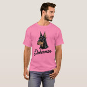 T-shirt Doberman (Devant entier)