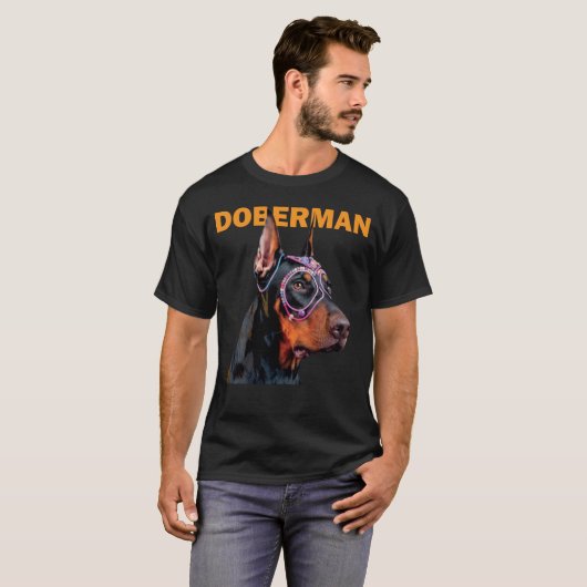 T-shirt Doberman (Devant entier)