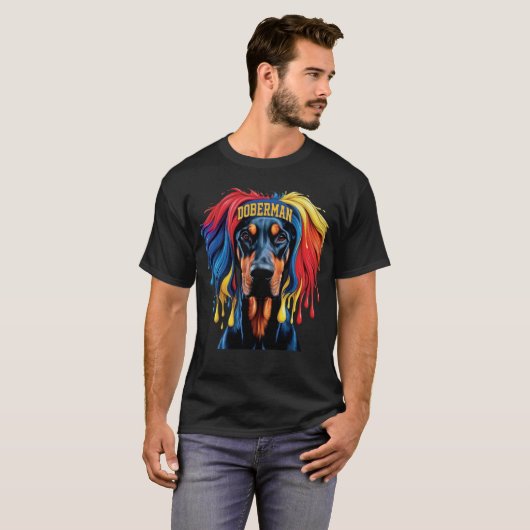 T-shirt Doberman (Devant entier)