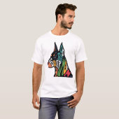 T-shirt Doberman (Devant entier)