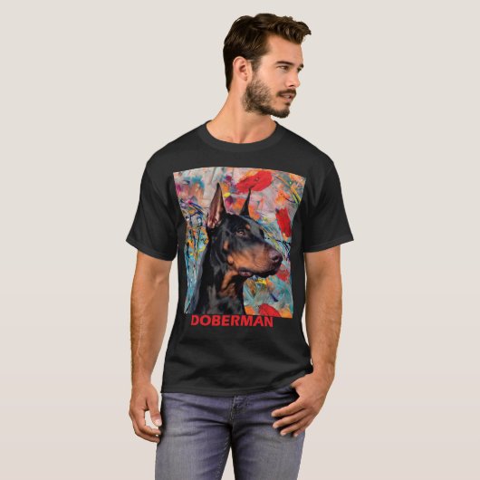 T-shirt Doberman (Devant entier)